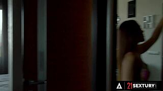 hot asian may thai's shaved wet pussy pounded hard by big cock