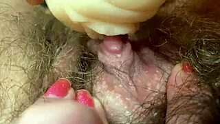 softcore close-up of big clit masturbation turns hardcore