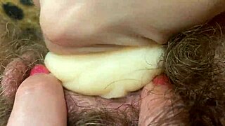 softcore close-up of big clit masturbation turns hardcore