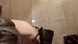 Slave Flashes And Licks Boots In Humiliating BDSM POV!