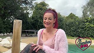 Sally takes two big cocks at once