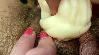 softcore close-up of big clit masturbation turns hardcore