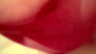 Hot bathtub blowjob and cum on boobs in bathroom