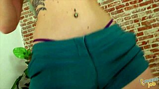 Iris Rose Gives Sloppy Handjob with Teasing