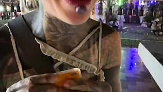 Crazy Cat Lady Feeds Stray Cats