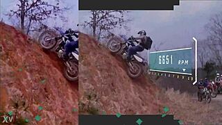 Japanese Yz250fx Motorcycle Model Features Asian Design Elements