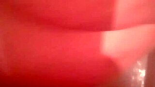 Hot bathtub blowjob and cum on boobs in bathroom