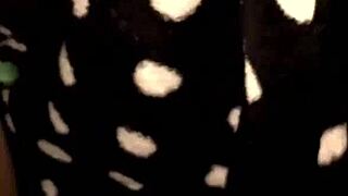 my wifey loves playing with her pussy and tits on the bed