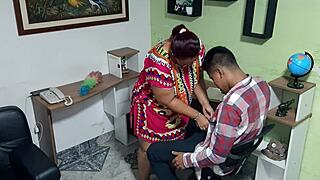 huge latina stepmother fucking young stepson intensely