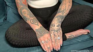 goth sex educator elizabeth grey bent over for rough doggystyle