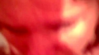 Hot bathtub blowjob and cum on boobs in bathroom