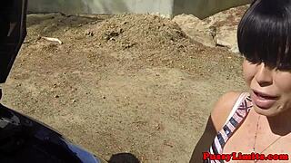 Leashed Skank Rough Pounded Doggy Style In Garage Fetish Roleplay!