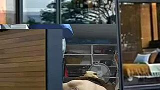 Zea812 update features barefoot transsexual in retro homemade crossdressing scene