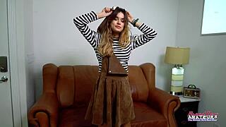 Exotic Brunette Pamela Morrison Suck A Hard Cock And Gets Her Pussy Fucked