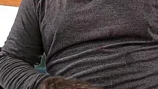 Watch Miss Raquel as the naughty piggie on Halloween.