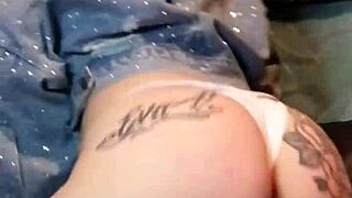 cute milf pumpkin elektric shows small tits in full clip