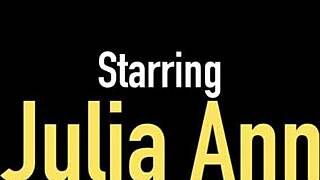 Milf Julia Ann Fingers Herself To Cream In Lingerie!