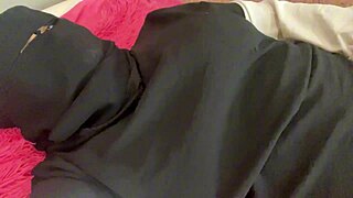 Fatma Masturbates In Panties Close Up With Monster Cock Handjob