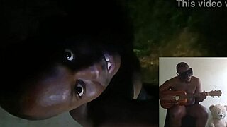 blogging about adding sounds to songs while topless outdoors in beautiful weather