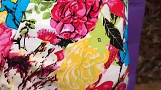 I give my stepdaughter a delightful massage that ends with a happy surprise using her favorite toy