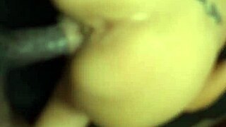 hey, check out this bbc stretching that creamy interracial pussy real good, it's wild