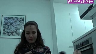 Iranian babe in doggy style sucking