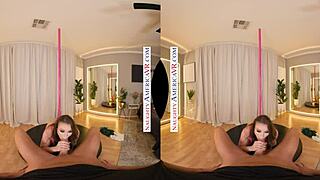 Watch Mandy Waters Deepthroat Her Boyfriend's Son In Heels