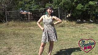 khala's tight pussy in outdoor threesome