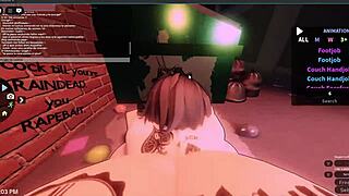 Follando a una putita ansiosa de verga grande