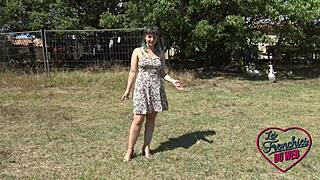 khala's tight pussy in outdoor threesome