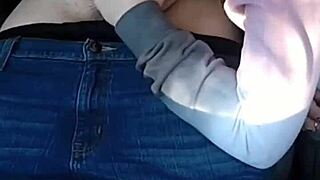 I picked up cute teen for car blowjob. She sucked monster cock outdoor.