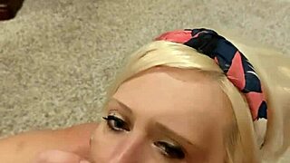 Cheri Bangz boldly sucks her step dad's cock in intense blowjob session.