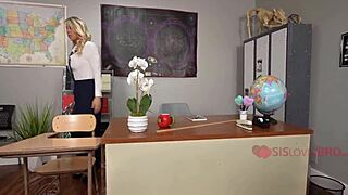 Teacher, fucking in detention with you is the best punishment