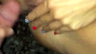 Young Cock Fucks Mature Blonde Outdoors