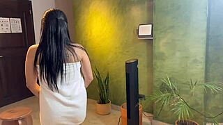 colombian girl gives her ass to keep gas on - sara films