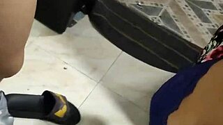 Perverted Step-Nephew Approaches Wife While She Washes Dishes