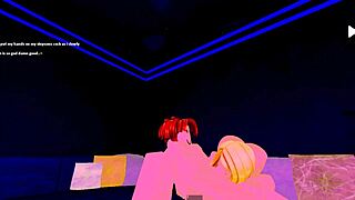 Stepmom Sucks Cock of Stepson While Father Works Roblox