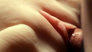 fucking her smooth wet pussy is intense with double penetration toys