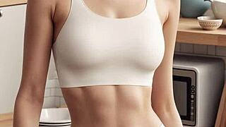 Cute Ai Girls Pose Barefoot In Lingerie