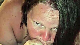 I cum while sucking cock as a milf