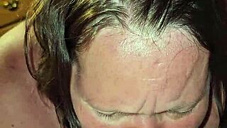 I cum while sucking cock as a milf