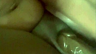 Wet Ebony Pussy Fucks Dildo In Solo Toy Session With Small Tits