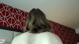 Seth Fucks Nasty Blonde Claire's Ass With Cum