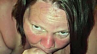 I cum while sucking cock as a milf
