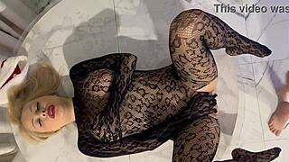 Hairless Slut Sucks Santa Under Christmas Tree