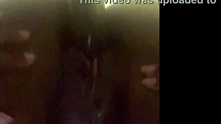 Wet Ebony Pussy Fucks Dildo In Solo Toy Session With Small Tits