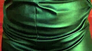 the ebony milf starts playing with her vibrator, getting wet before peeing on herself