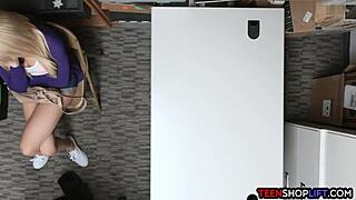 Caught Stealing! Big Ass Teen In Trouble!