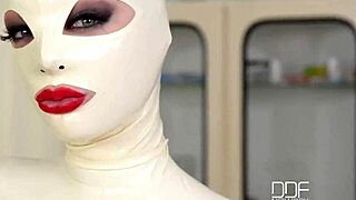 Latex Goddess Self-Spanking