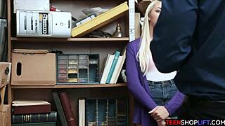 Caught Stealing! Big Ass Teen In Trouble!